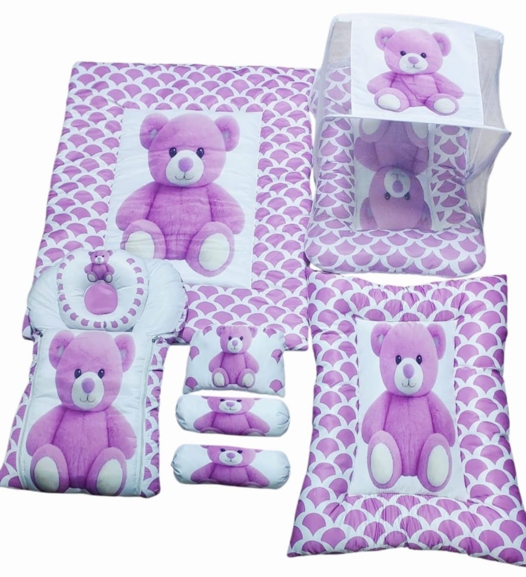 Premium Baby Bedding Set – 8 Pieces (Large) | Soft, Comfortable & Newborn Essentials