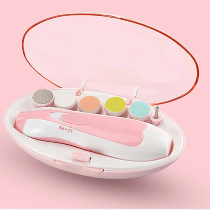 Electric Baby Nail Trimmer Kit – Safe & Gentle Nail Care for Babies