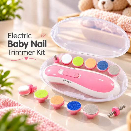 Electric Baby Nail Trimmer Kit – Safe & Gentle Nail Care for Babies