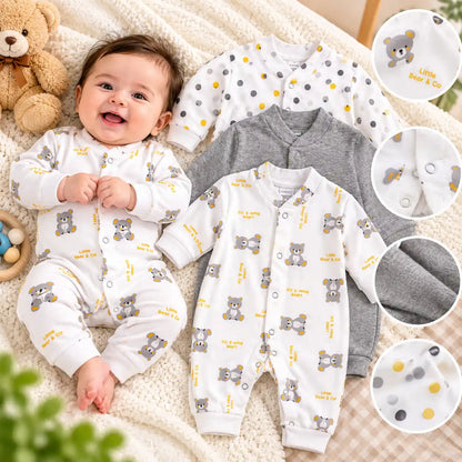 Premium Baby Romper Suit – Soft & Comfortable Full-Sleeve Baby Wear