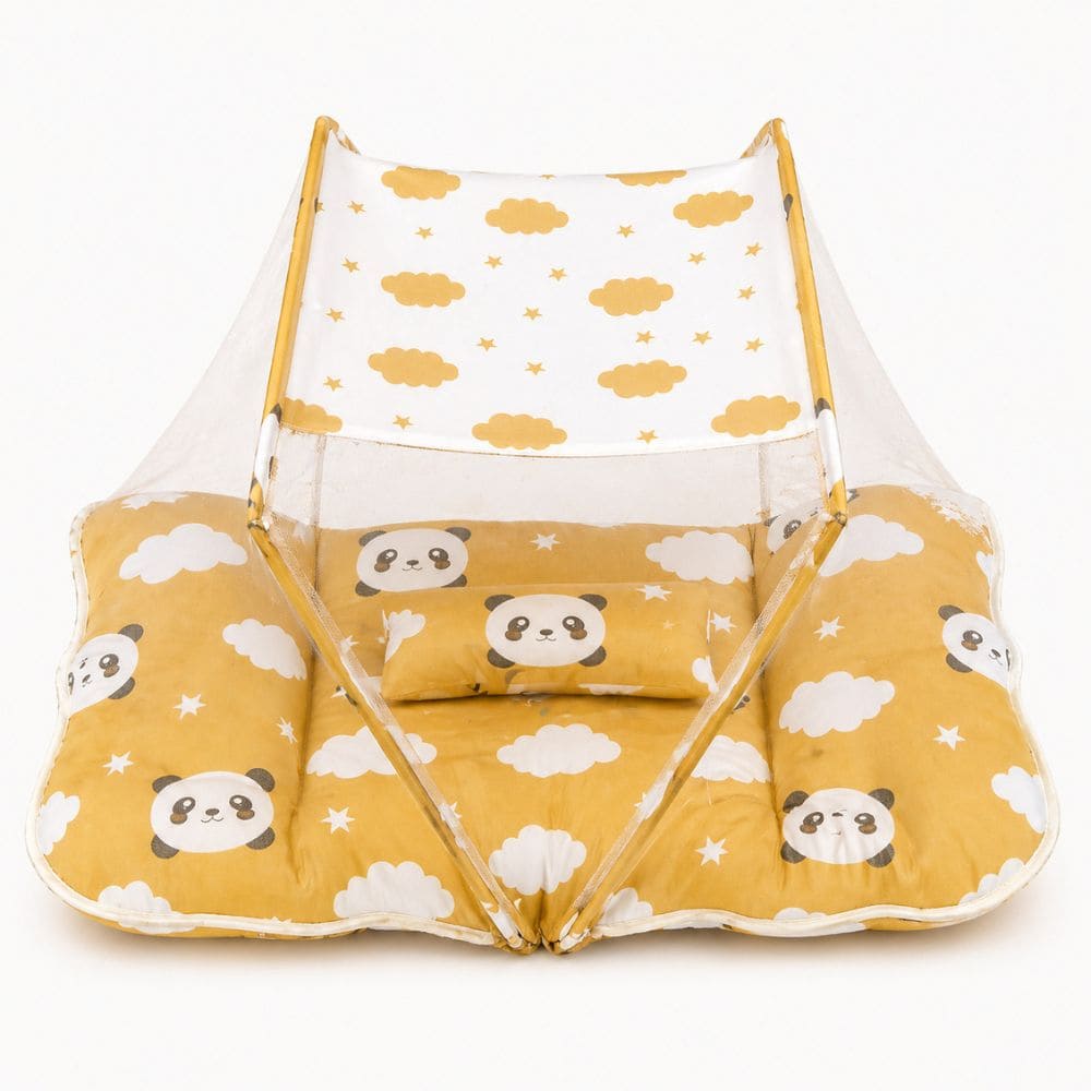 Baby Bed with Mosquito Net – Safe & Comfortable Sleeping Nest for Newborns | Foldable & Portable