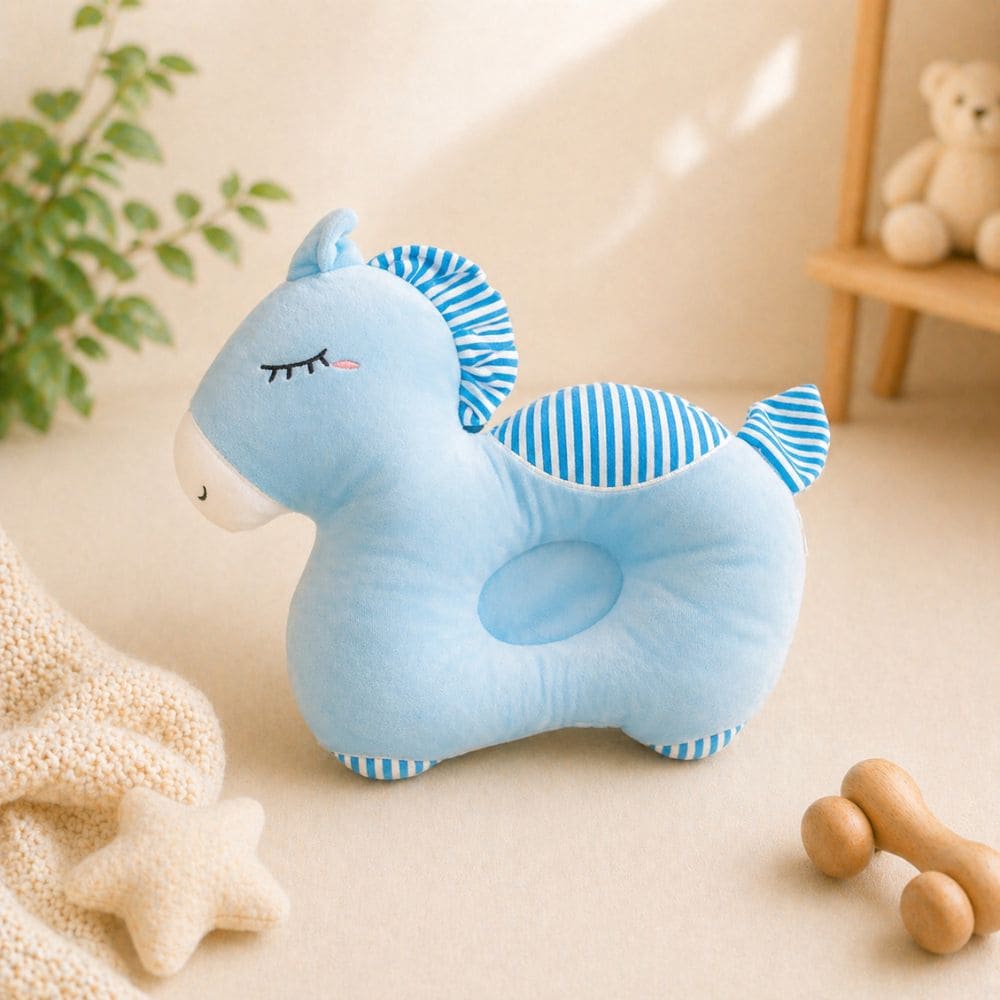 Baby Head Shaping Pillow – Soft Breathable Infant Support Cushion for Newborns (0-12 Months)