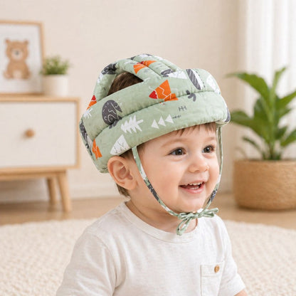 Baby Safety Helmet – Soft Head Protection Cushion Cap for Toddlers | 360° Shock Absorption | Lightweight & Breathable