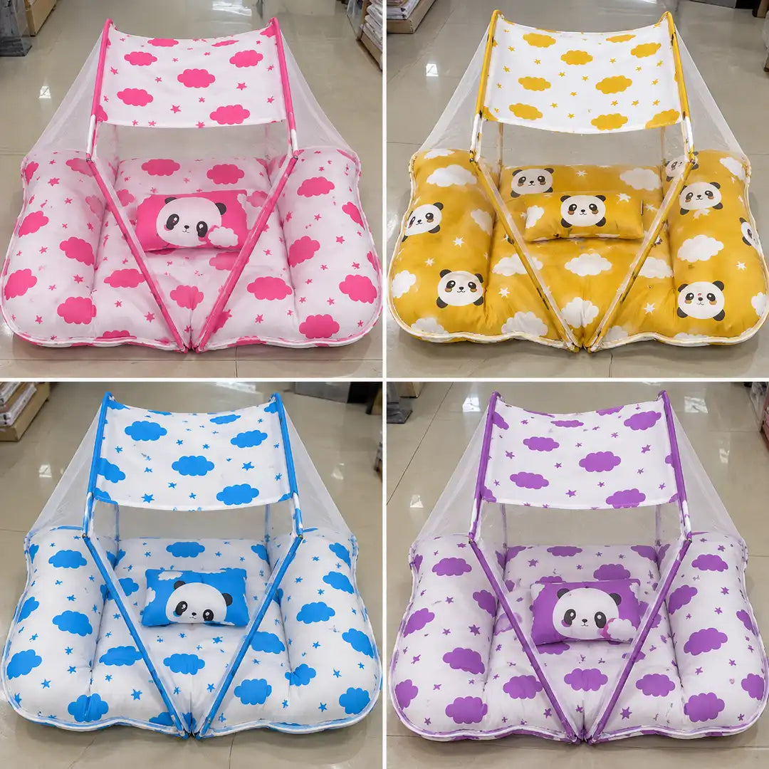 Premium Baby Mosquito Net Bed – Soft, Portable & Protective Baby Bed