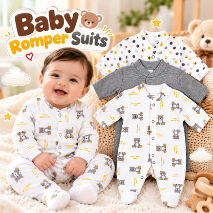 Premium Baby Romper Suit – Soft & Comfortable Full-Sleeve Baby Wear