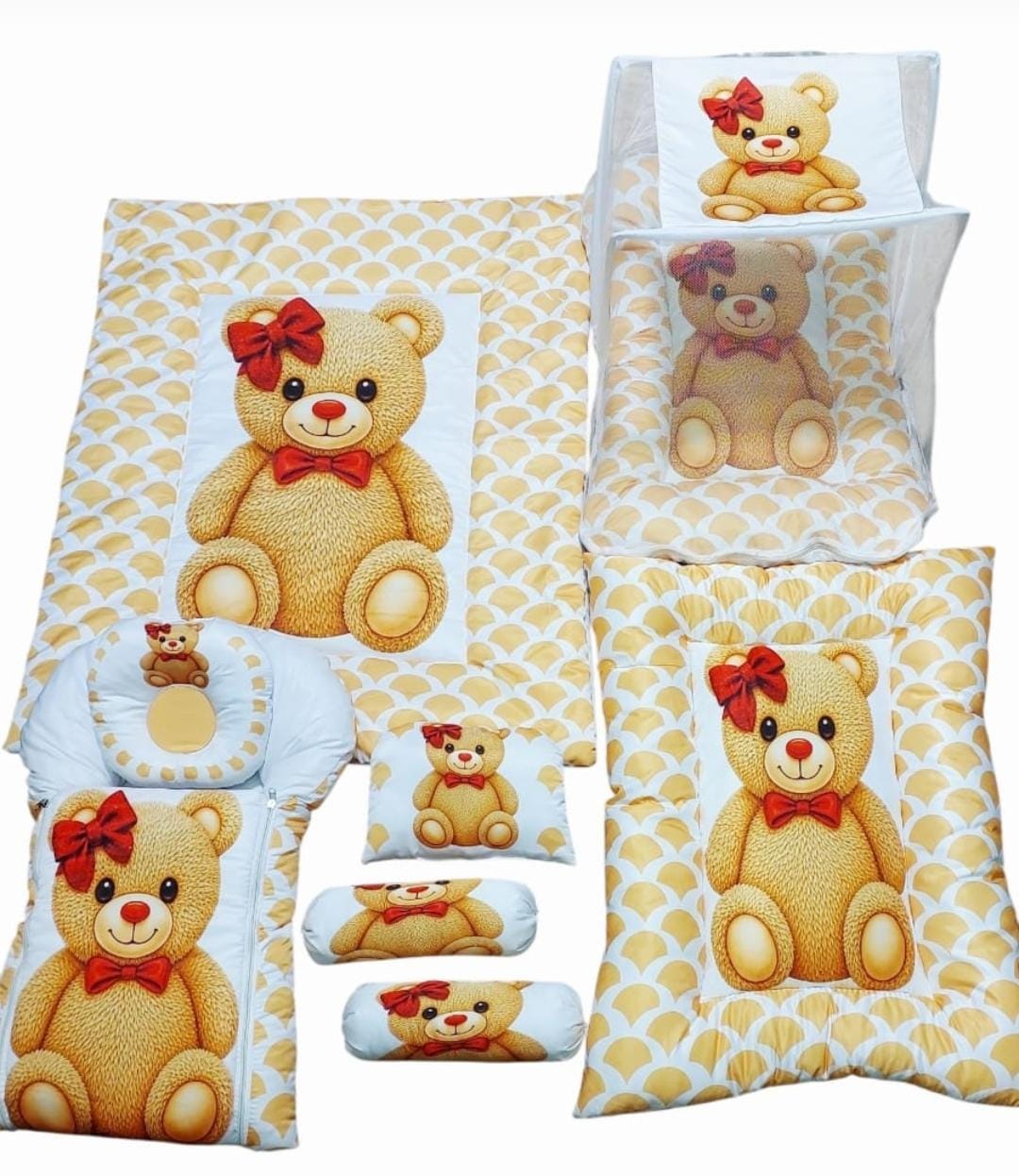Premium Baby Bedding Set – 8 Pieces (Large) | Soft, Comfortable & Newborn Essentials