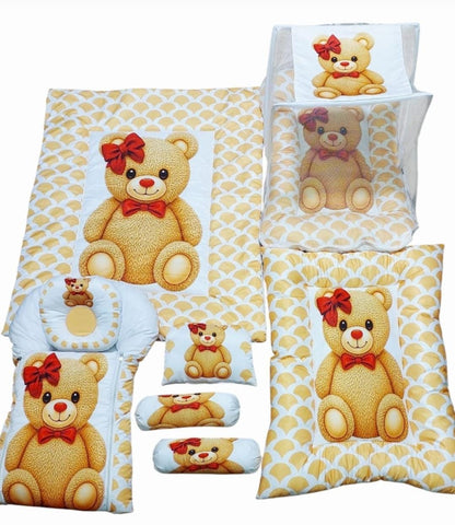 Premium Baby Bedding Set – 8 Pieces (Large) | Soft, Comfortable & Newborn Essentials