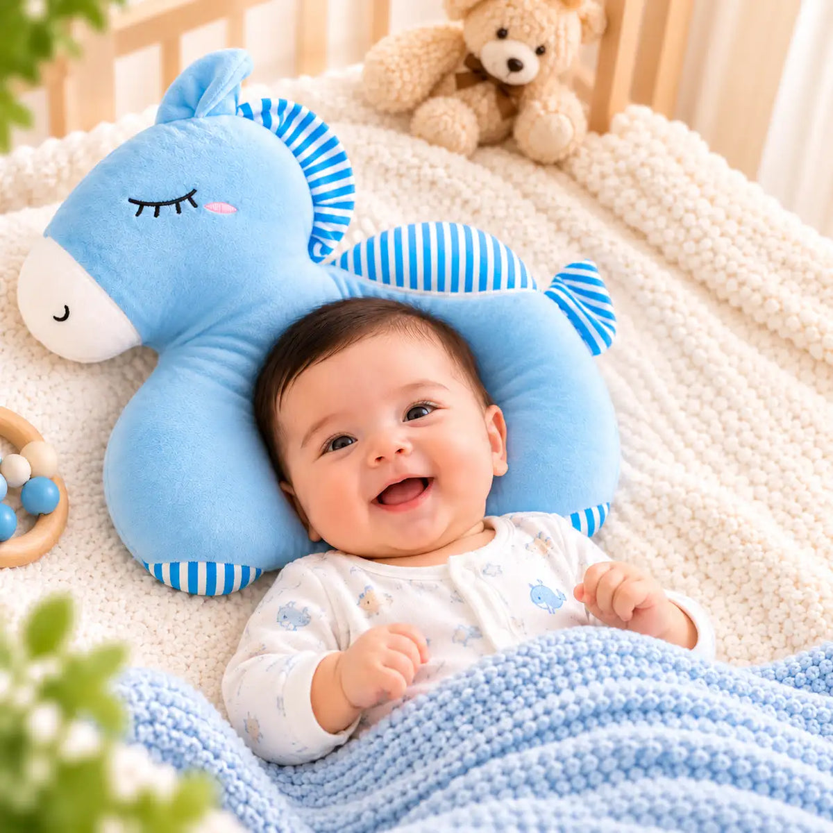 Baby Head Shaping Pillow – Soft & Comfortable Support Pillow
