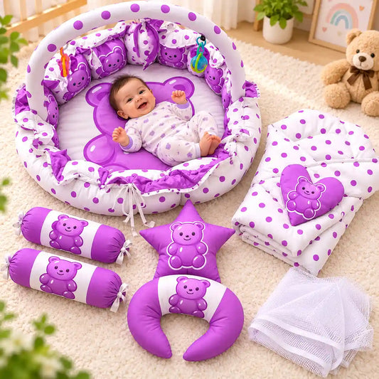 Premium Baby Bedding Set – Complete Newborn Nest & Comfort Set