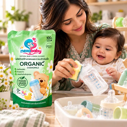 Organic Baby Bottle, Feeder & Utensil Cleaner – Gentle Plant-Based Cleaning